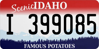 ID license plate I399085