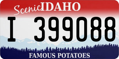 ID license plate I399088