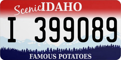 ID license plate I399089