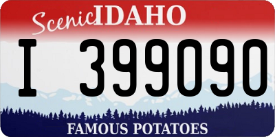 ID license plate I399090