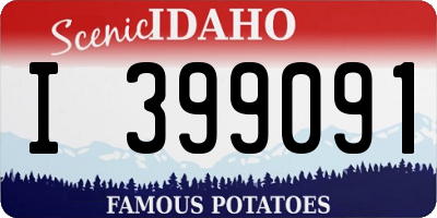 ID license plate I399091