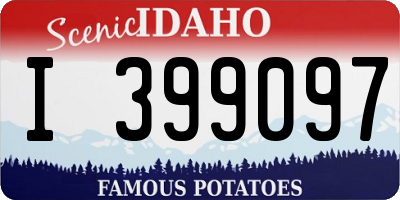 ID license plate I399097