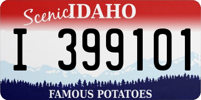 ID license plate I399101
