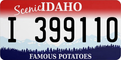 ID license plate I399110