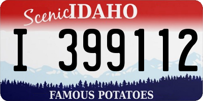 ID license plate I399112