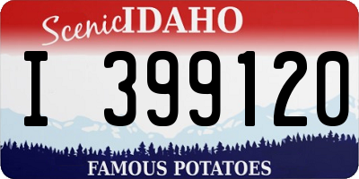 ID license plate I399120