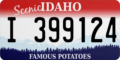 ID license plate I399124