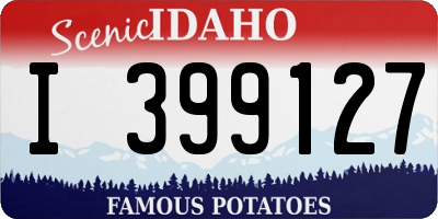 ID license plate I399127