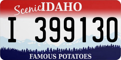 ID license plate I399130