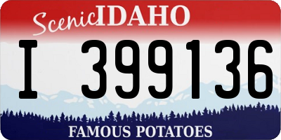 ID license plate I399136