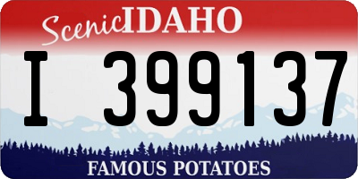 ID license plate I399137
