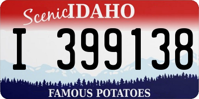 ID license plate I399138