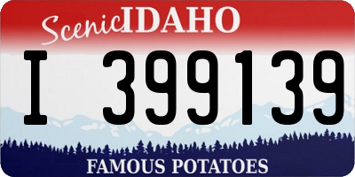 ID license plate I399139