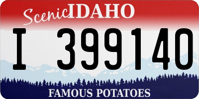ID license plate I399140