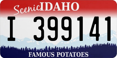ID license plate I399141