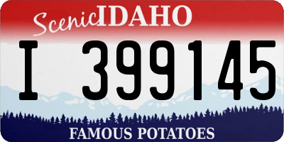 ID license plate I399145