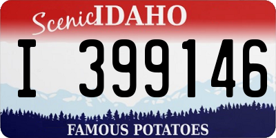 ID license plate I399146