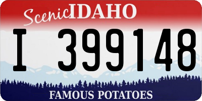 ID license plate I399148