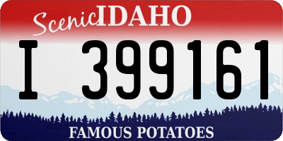 ID license plate I399161