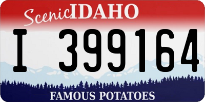 ID license plate I399164