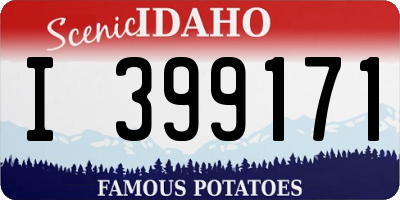 ID license plate I399171