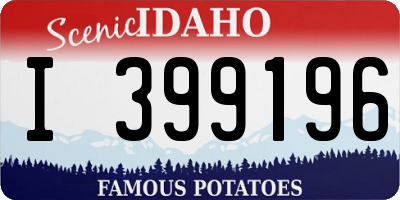 ID license plate I399196