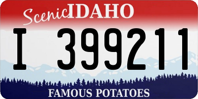 ID license plate I399211