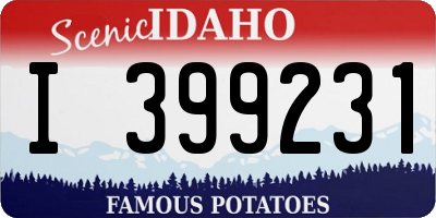 ID license plate I399231