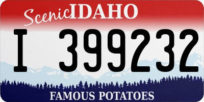 ID license plate I399232