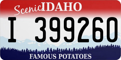 ID license plate I399260