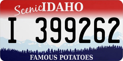ID license plate I399262