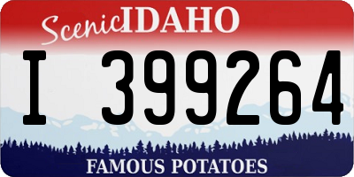 ID license plate I399264