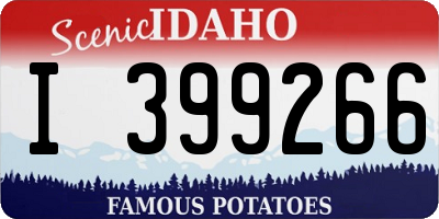 ID license plate I399266