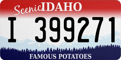 ID license plate I399271