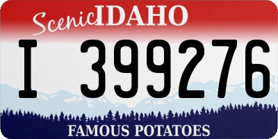 ID license plate I399276