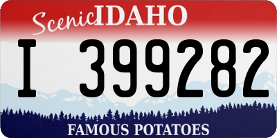 ID license plate I399282