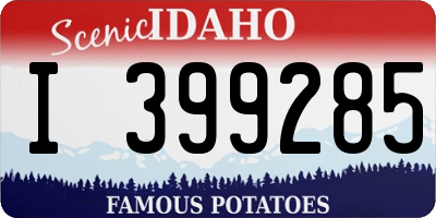 ID license plate I399285