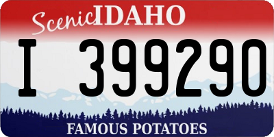 ID license plate I399290