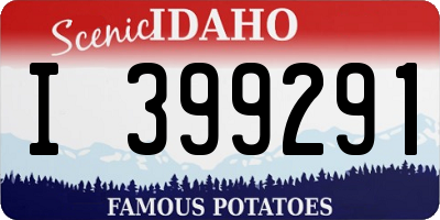 ID license plate I399291