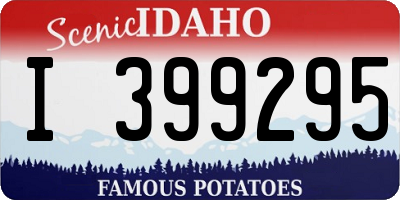 ID license plate I399295