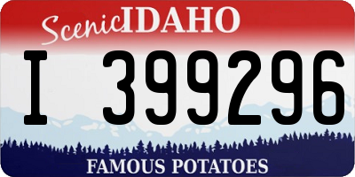 ID license plate I399296