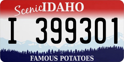 ID license plate I399301