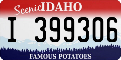 ID license plate I399306