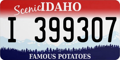 ID license plate I399307