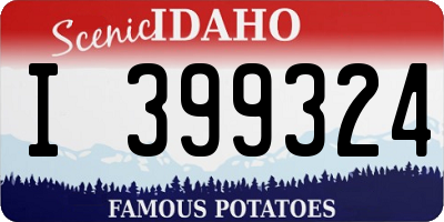 ID license plate I399324