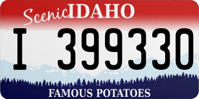 ID license plate I399330
