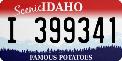 ID license plate I399341