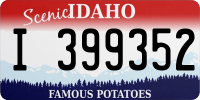 ID license plate I399352