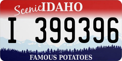 ID license plate I399396