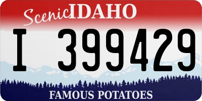 ID license plate I399429